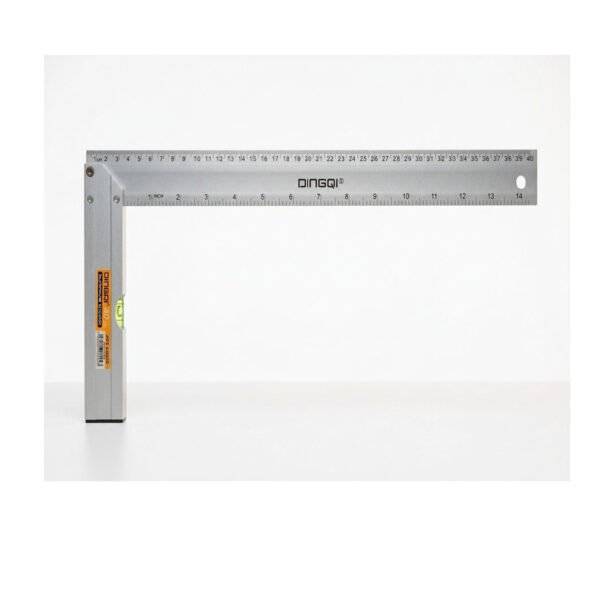 « Équerre de menuisier en aluminium Dingqi, outil d’angle droit robuste et léger pour mesurer et tracer des angles précis dans les travaux de bois et de bricolage »