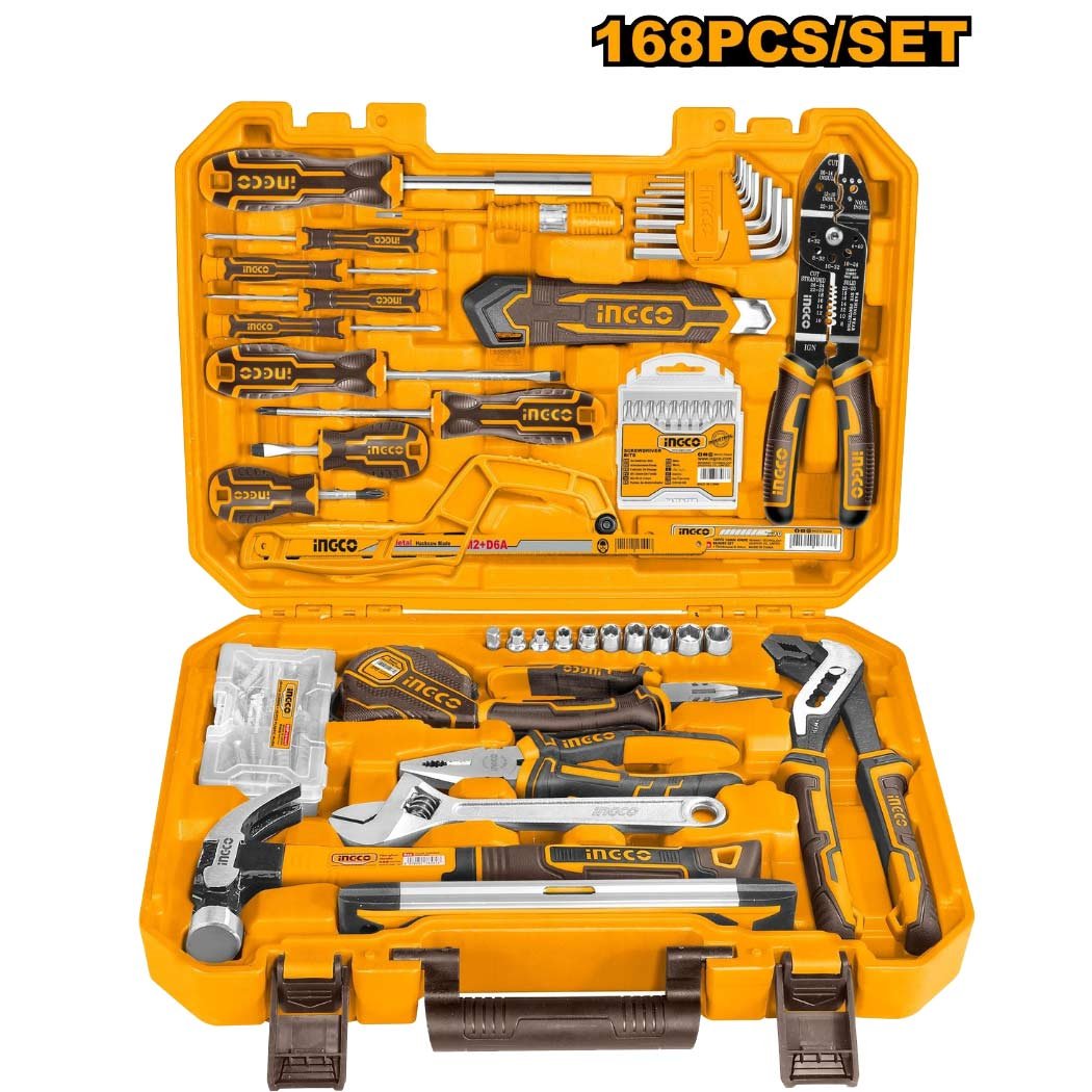 & Ensemble d’outils INGCO 168 pièces HKTHP21681 – Image 1