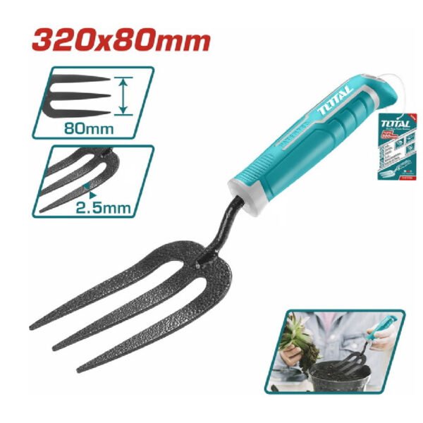 Bêche TOTAL THFTF38 outil jardinage pour creuser et retourner la terre