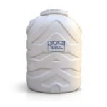 Citerne verticale alimentaire 1000 L en High Density Polyethylene (HDPE) blanc pour stockage de liquides
