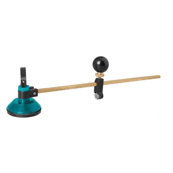 Compas coupe-verre TOTAL avec ventouse et bras réglable pour découpe circulaire du verre