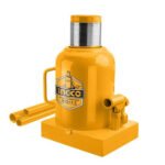 Cric bouteille hydraulique INGCO 30 tonnes pour levage industriel et véhicules lourds