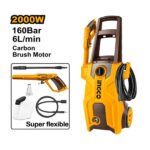 Nettoyeur haute pression INGCO 2000W pour nettoyage voiture, terrasse et extérieur