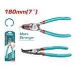 Pince circlips extérieure TOTAL 180 mm pour montage démontage anneaux élastiques mécanique
