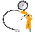 Pistolet de gonflage pneumatique INGCO, pression 0‑12 bar, léger et ergonomique