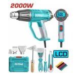 Pistolet thermique digital TOTAL 2000W TB200561 avec réglage de température précis