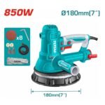 Ponceuse TOTAL 180 mm 850W TDWS10508 pour ponçage puissant et finition professionnelle