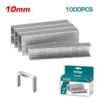 Agrafes TOTAL THT39102 10 mm pour agrafeuse travaux de fixation