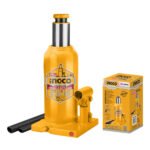 Cric bouteille hydraulique INGCO 10 tonnes pour levage de véhicules lourds