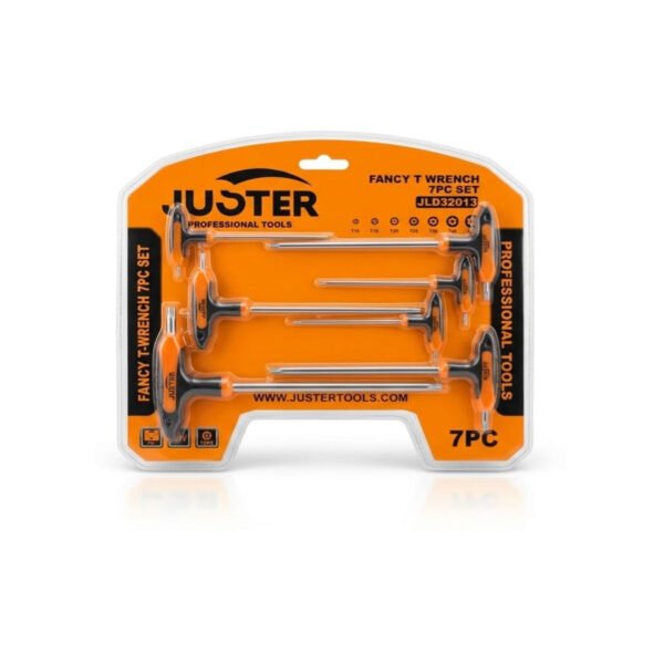 Jeu de 7 clés Torx à poignée en T pour travaux mécaniques et professionnels