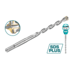 Mèche béton SDS Plus TOTAL 8 à 22 mm carbure tungstène pour perforateur professionnel