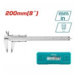 Pied à coulisse TOTAL 200 mm TMT312001 pour mesures précises en mécanique et atelier