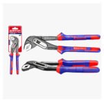 Pince à gaz EMTOP 250 mm avec mâchoires crantées et poignée ergonomique antidérapante