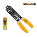 Pince à dénuder INGCO HWSP851 8.5 pouces avec poignées isolées pour travaux électriques et dénudage de fils