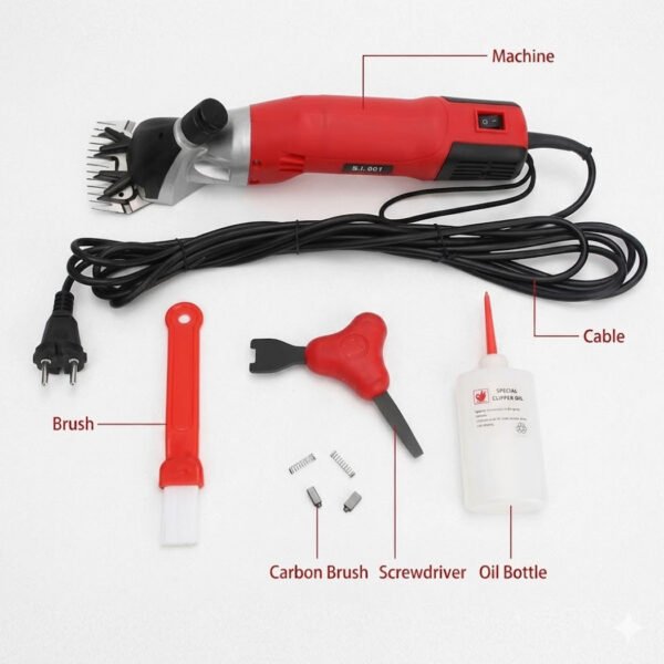 Tondeuse à mouton électrique professionnelle 600W HGJDKSJ avec moteur puissant et lames en acier pour tonte rapide et efficace