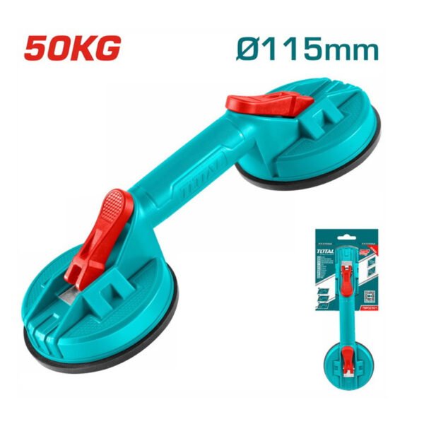 Ventouse double TOTAL TSP02501 50 kg pour levage et manipulation de verre et surfaces lisses