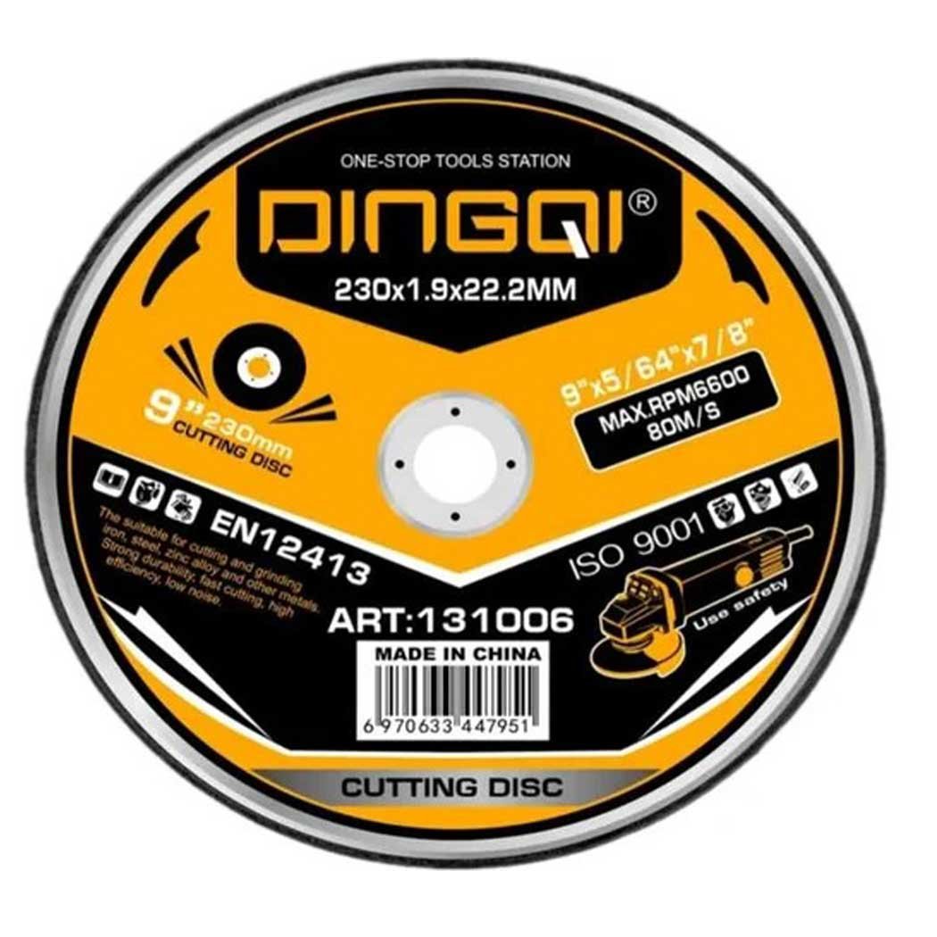 131006 DISQUE A TRONÇONNER METAL 230x22,2MM 131006 DINGQI – Image 1