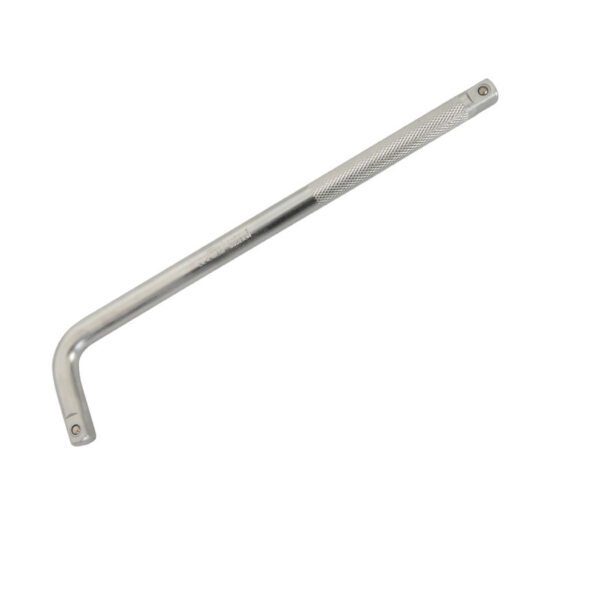 Poignée de type L 250 mm JUSTER JLD76003 en acier pour clé à douille avec effet de levier