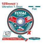 DISQUE A TRONÇ 125MM 1MMX22,2MM TAC21012525 TOTAL