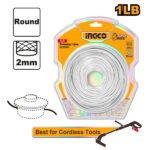 Fil nylon rond pour débroussailleuse modèle ALS2001, diamètre 2.0 mm, bobine 1LB