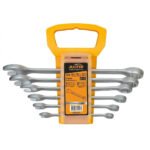 Jeu de clés mixtes JUSTER JLD63012 8-19 mm acier chrome vanadium outil mécanique professionnel