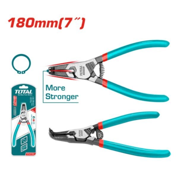 PINCE CIRCLIPS COURBEE EXT 180MM THTJ21802 TOTAL