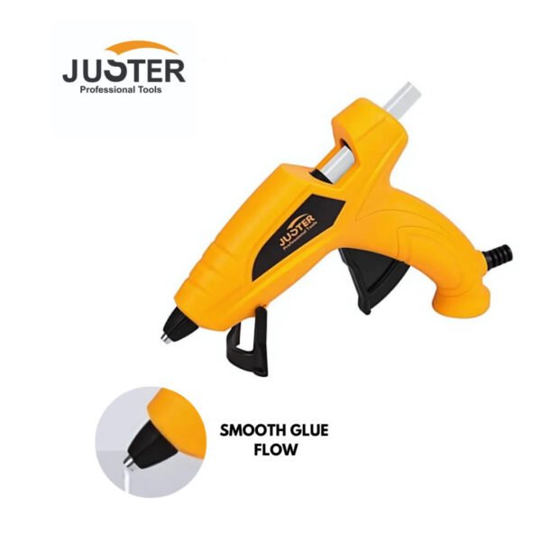 Pistolet à colle chaude JUSTER JX3001 100W avec bâton de colle pour travaux de bricolage et réparation