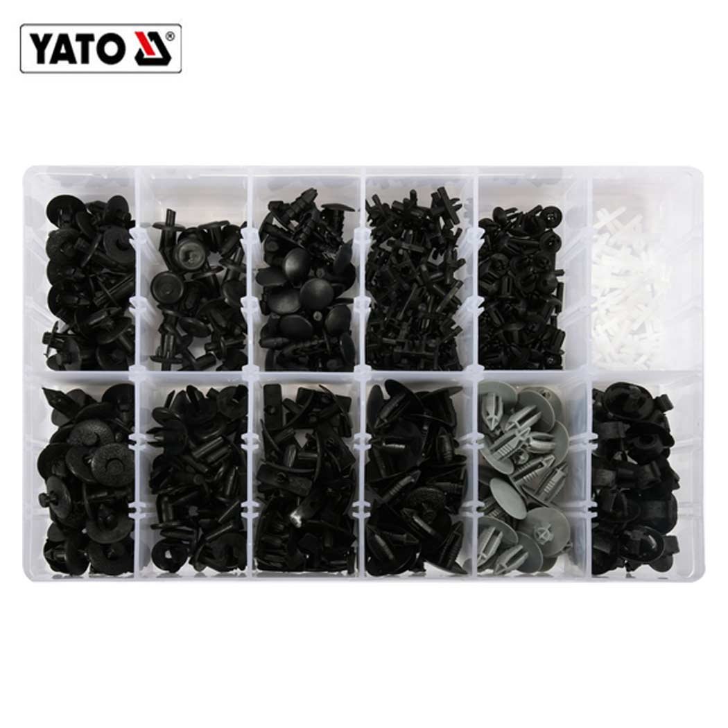 YT-06655 ASSORTIMENT DE 350 CLIPS DE GARNITURE VOLVO YT-06655 YATO – Image 1