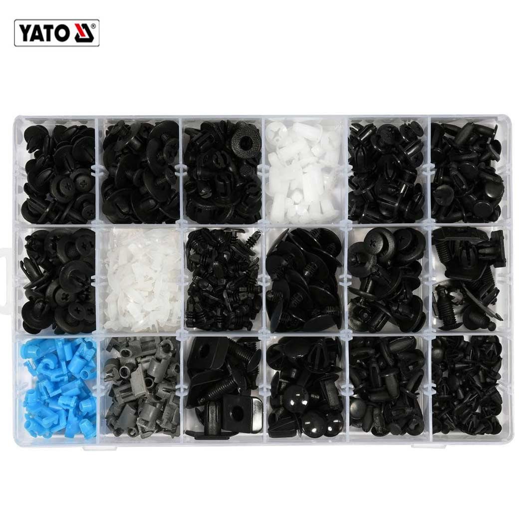 YT-06658-2 ASSORTIMENT DE 475 CLIPS DE GARNITURE MAZDA YT-06658 YATO – Image 1