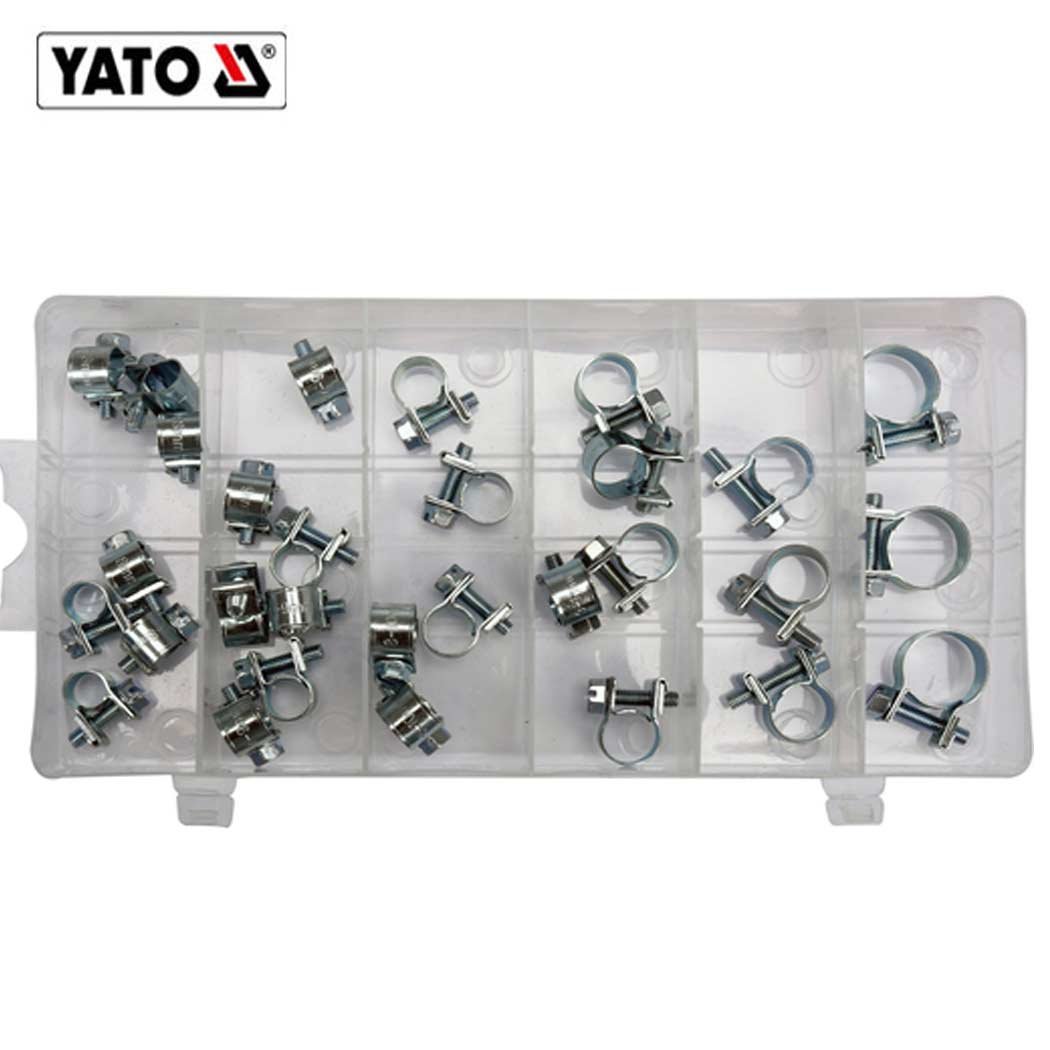 YT-06783 ASSORTIMENT DE 30 COLLIERS DE SERRAGE YT-06783 YATO – Image 1