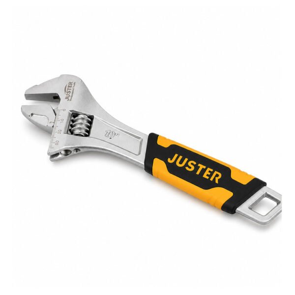 Clé à molette ajustable JLD79002 en acier avec poignée ergonomique antidérapante