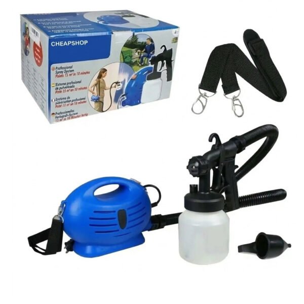 Pistolet de peinture électrique Paint Zoom 650W avec réservoir 800 ml pour pulvérisation rapide et uniforme.