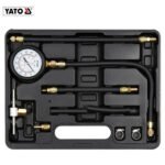 KIT TESTEUR DE PRESSION D'ESSENCE/HUILE 0-7BAR 9PCS YT-73024 YATO