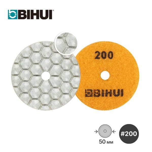 PAD DIAMANT 50MM G200 AGMPD3 BIHUI