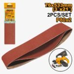BANDE ABRASIVE INGCO BSP010801 – P80 – 76×533 MM