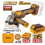 MEULEUSE D'ANGLE 20V INGCO 20V 115MM CAGLI271532