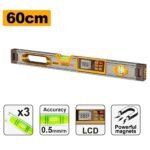 NIVEAU A BULLE MAGNETIQUE DIGITAL INGCO 60CM HSL98060D